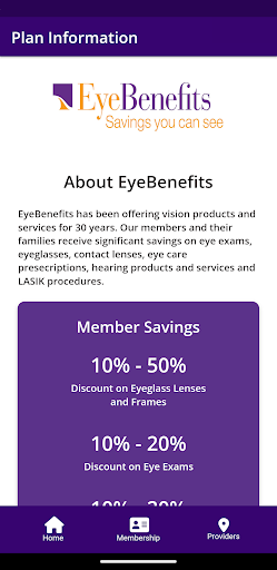 EyeBenefits Screen 2