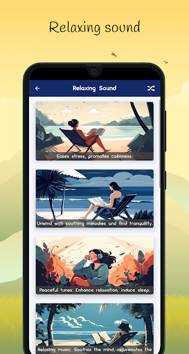 Android application Meditation Hub screenshort