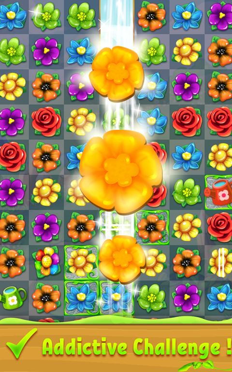 Android application Flower Mania : Blossom Bloom screenshort