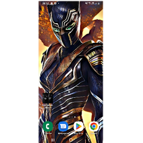 Captura de Pantalla 3 Wakanda Girl Wallpaper fã android