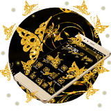 Bright Golden Butterfly Theme icon