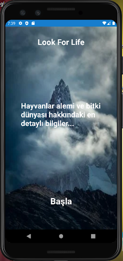 Android application Look For Life - Yaşamı Öğren screenshort