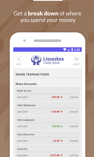 Lisnaskea Credit Union Screen 3