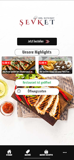 Android application Sevket Grill Restaurant screenshort