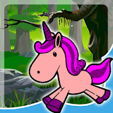 unicorn games for kids free icon