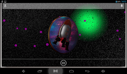 Space Rocket 3D Live Wallpaper