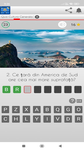 Android application TRIVIA QUIZ-Cultura Generala screenshort