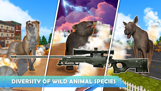 Animal Hunting: Hitman Sniper 1.0 APK + Mod (Unlimited money) untuk android