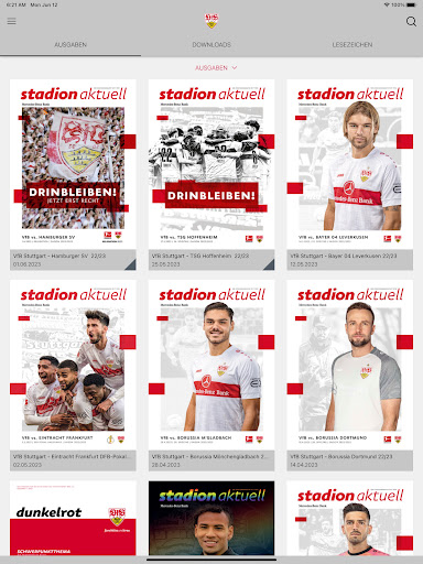 Android application VfB Magazine screenshort