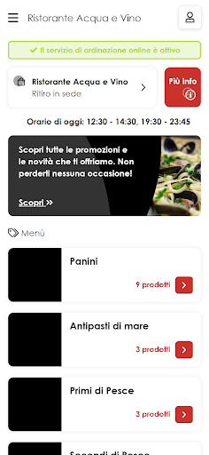 Ristorante Acqua e Vino Screen 2