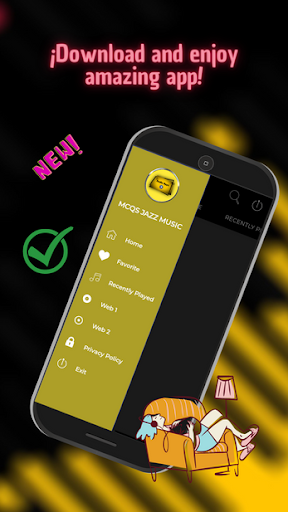 Android application McQs Jazz Music LA screenshort
