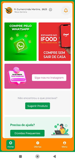 Android application Oliveira Super screenshort