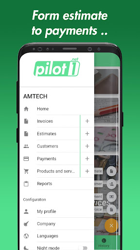 Free Invoicing | pilot1 Screen 2