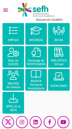 Android application APP SEFH screenshort