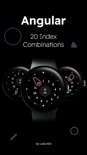 Angular - Minimal Watch Face Screen 3