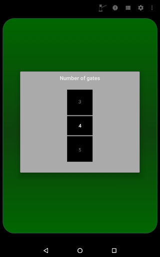 Android application Mobile Science - GateTiming screenshort