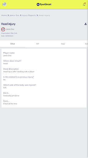 MySportSmart Screen 3