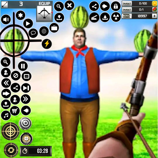 Watermelon Archery Games 3D logo