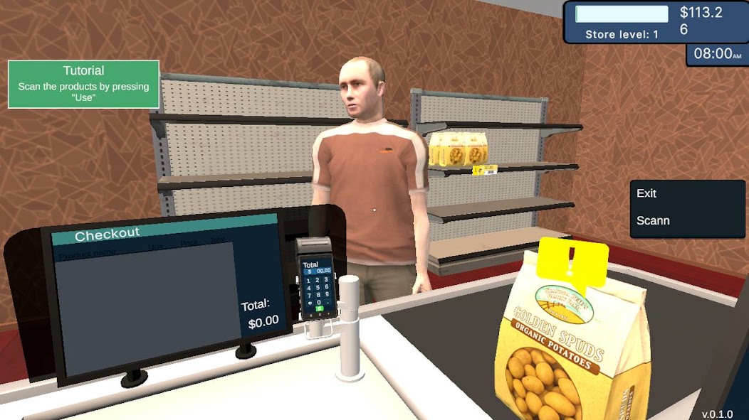 Grocery Saller Game 0.1.7 APK + Mod (Unlimited money) untuk android