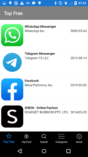 Android application Mobile Apps screenshort