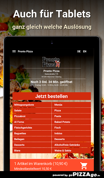 Imágen 8 Pronto Pizza München Giesing android