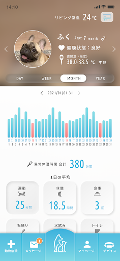 Android application PetVoice screenshort