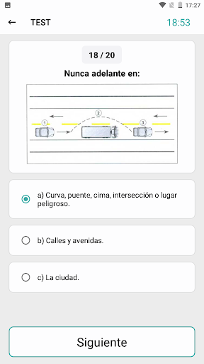 Examen teórico de manejo 2024 Screen 2