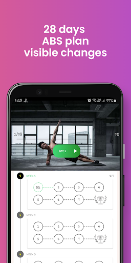 Six pack abs in 28 Days Screen 2