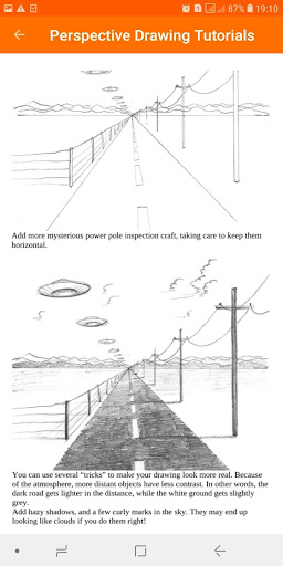 Perspective Drawing Tutorial Screen 3