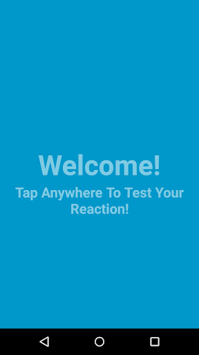Android application Reaction Timer screenshort