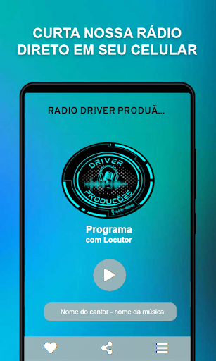 Android application RADIO DRIVER PRODUÇES FM screenshort