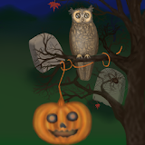 Halloween Owl Live Wallpaper icon