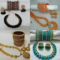 Silk Thread Jewellery Designs
