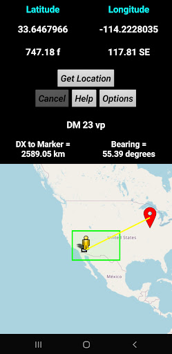 Amateur Radio Grid Square Tool Screen 2