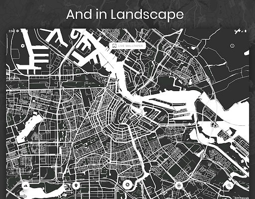 Cartogram - Map Live Wallpaper - Personalization - apps
