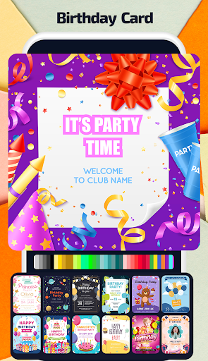 Birthday Invitation Maker  In