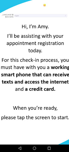AmyCare Screen 2