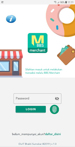 Android application BBS Merchant screenshort