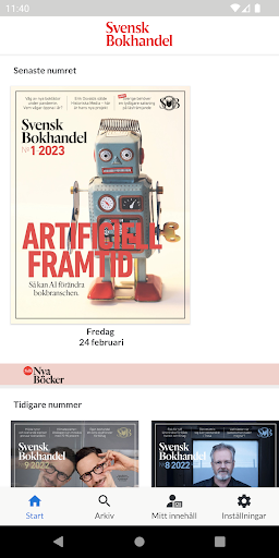 Android application Svensk Bokhandel screenshort
