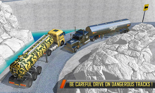 Military Oil Tanker Truck Game Screen 3