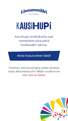 Android application Linnanmäki Season Fun screenshort