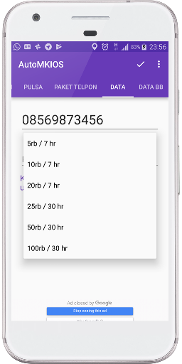 AutoMKIOS: Jual Pulsa dan Pake Screenshot 2 - AppWisp.com