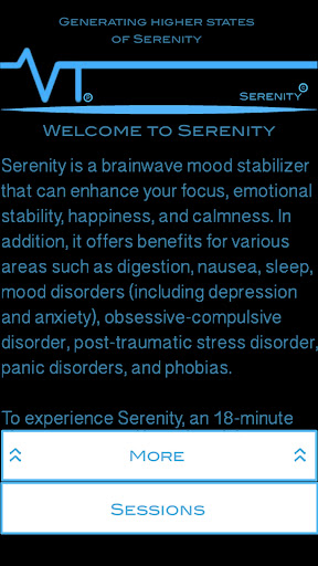 Android application Serenity screenshort
