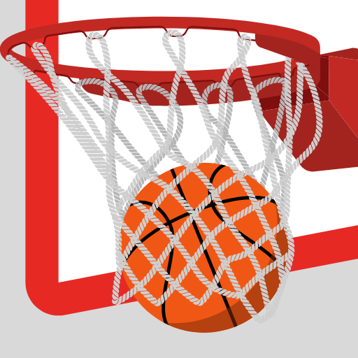 Shot dunk: Hit basketball