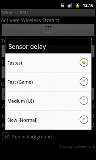 Wireless IMU Screen 2