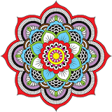 Mandala coloring pages 2 icon