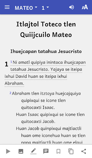 Náhuatl Huasteca Eastern Bible Screen 2