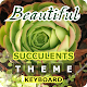 Beautiful Succulents Themed Keyboard Windows'ta İndir