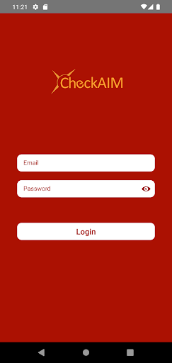 Android application CheckAim screenshort