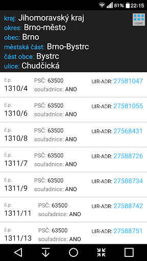 adresy do kapsy Screen 3